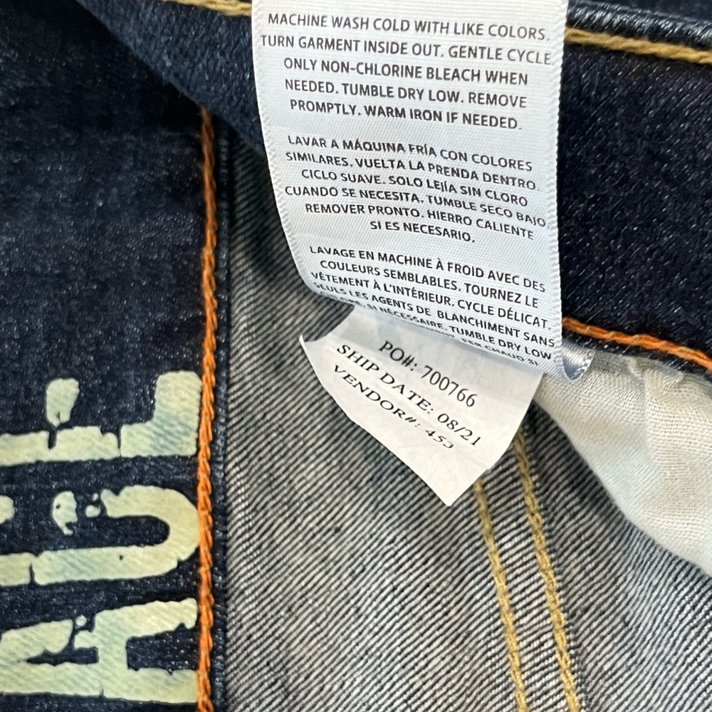 Weatherproof Vintage Men’s Skinny Fit Jeans 34W 30L Blue Wash - Picture 10 of 10